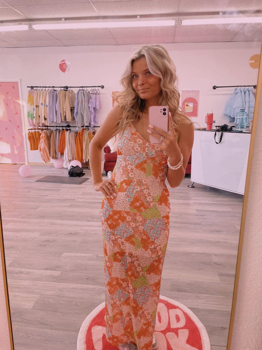 Spring fling maxi dress