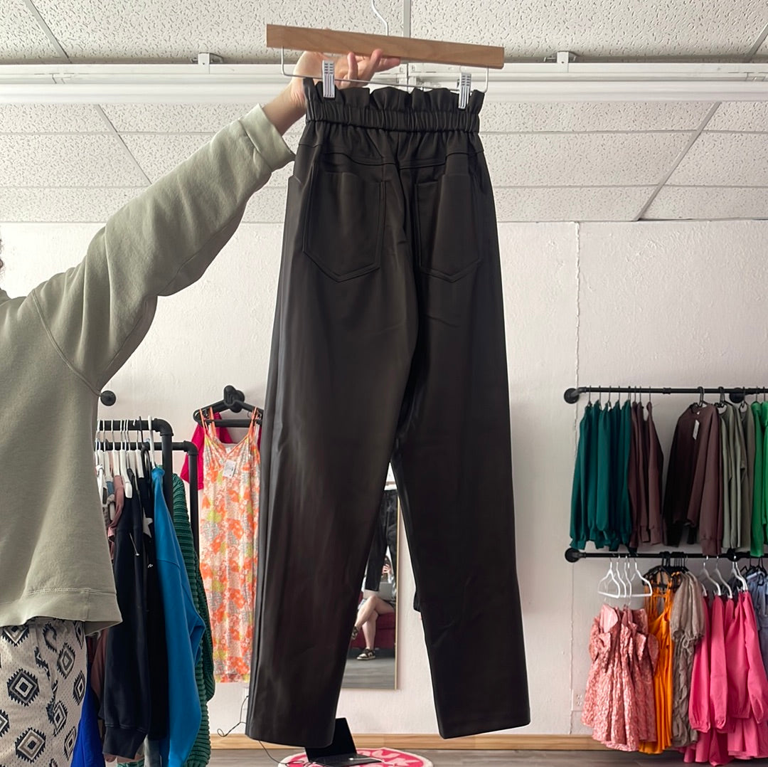 Brown date night pants