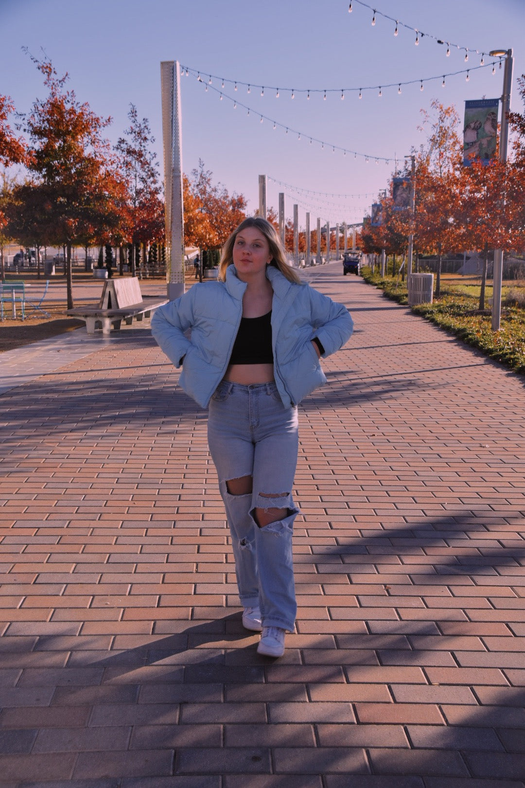 Blue Puff Jacket