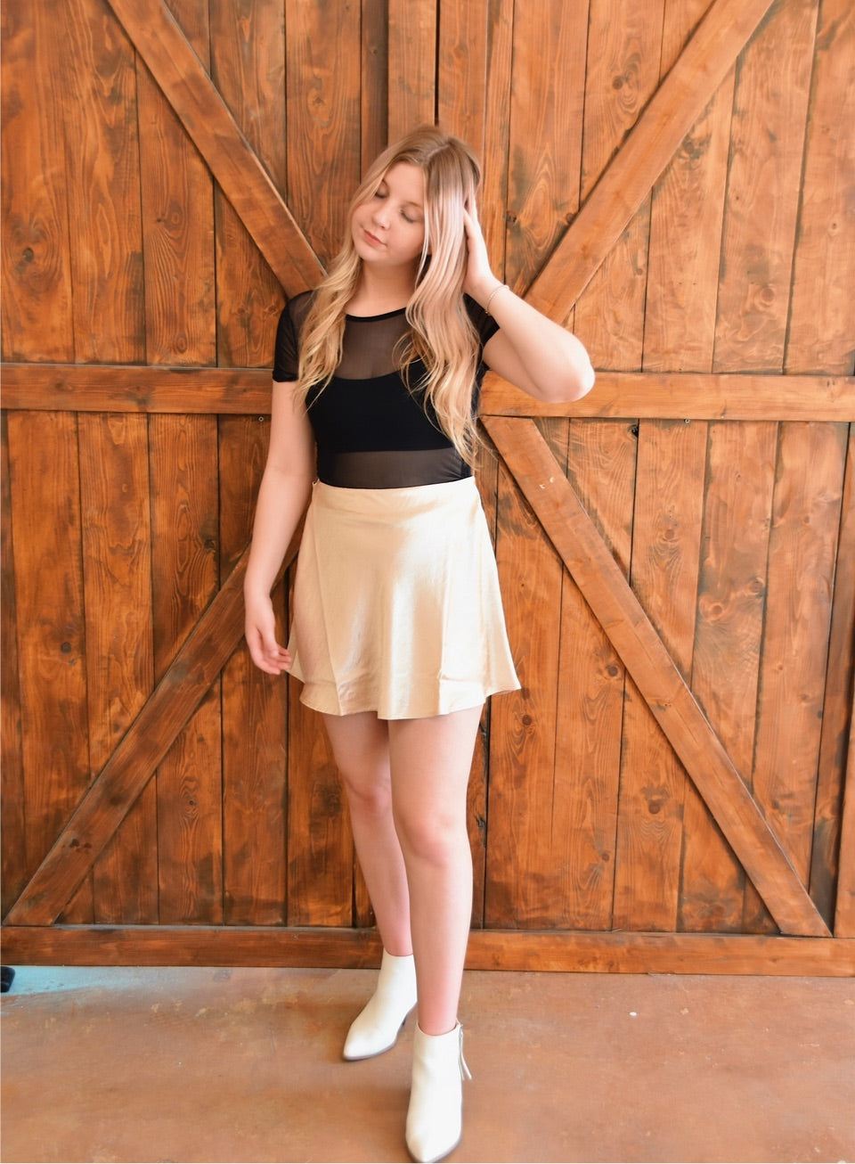 Heart of gold skirt